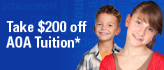 Take $200 off AOA Tuition
