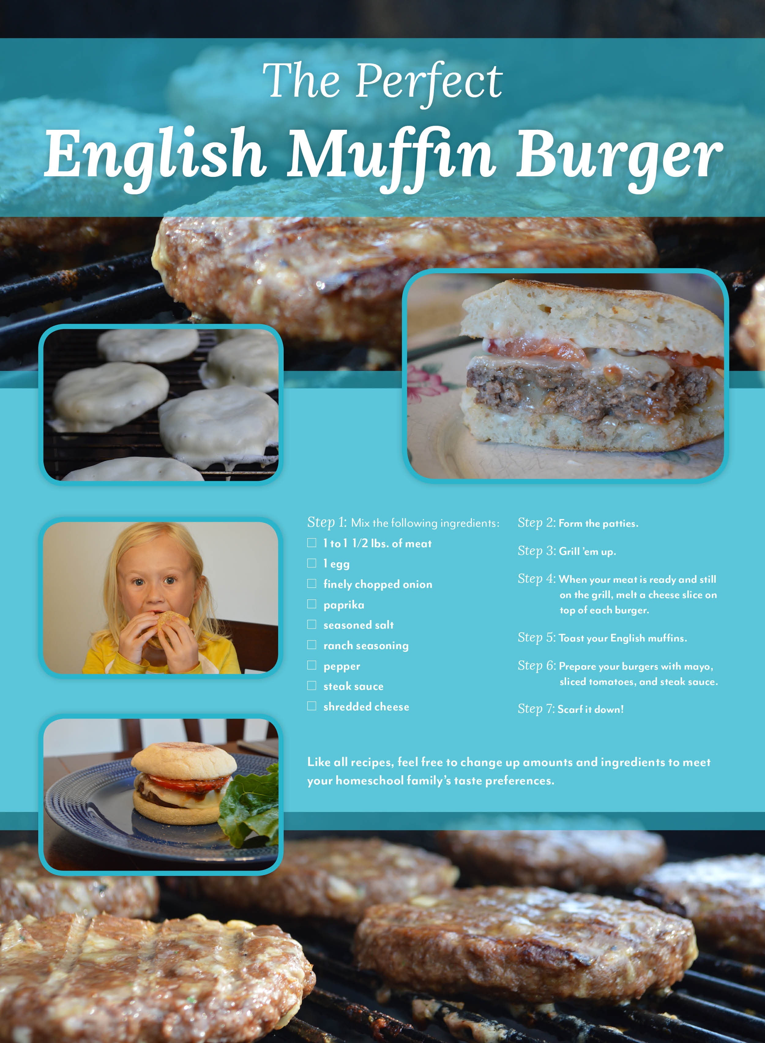 The Perfect English Muffin Burger