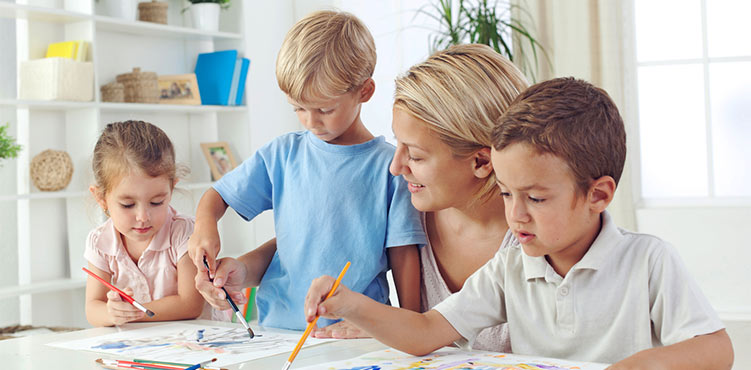 Introduction to Homeschooling Family Painting